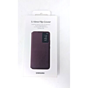 NEW Samsung Smart Clear View Cover for Galaxy S22 - Burgundy fast shipping